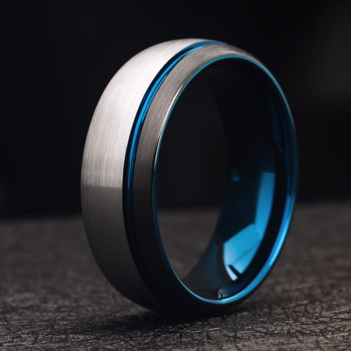 Men's Modern Wedding Band | Engravable Men's Wedding Rings