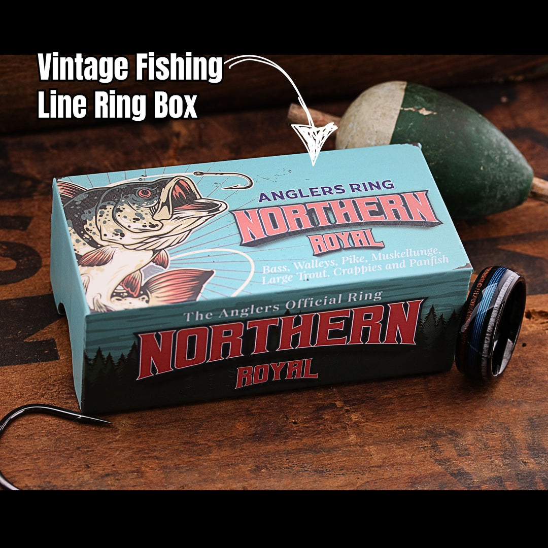 Vintage Fishing Line Ring Box