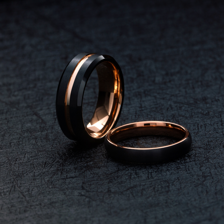 Matching His and Her Wedding Ring Set