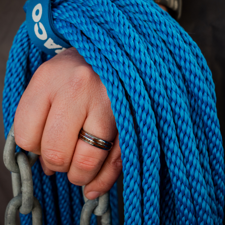 Men's Wooden Whiskey Barrel Ring - Men's Wooden Barrel Ring (6mm Width)