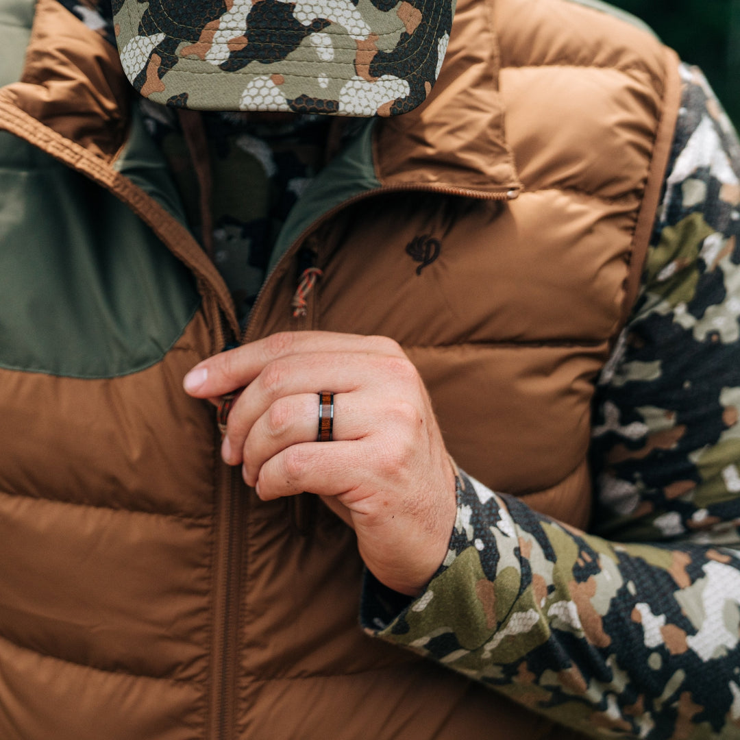 Muskoka Canada Wooden Wedding Ring