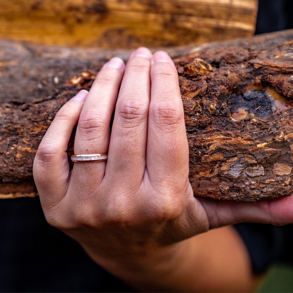 Nature Inspired Wedding Band