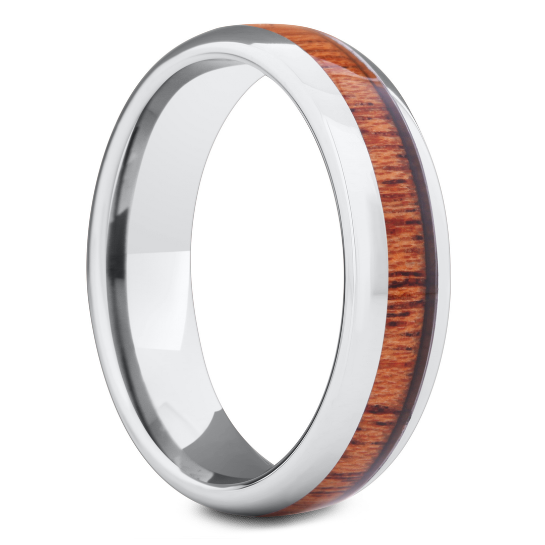 The Classic - Men's Original Wood Wedding Ring  (6mm Width) - Men's Wedding Rings