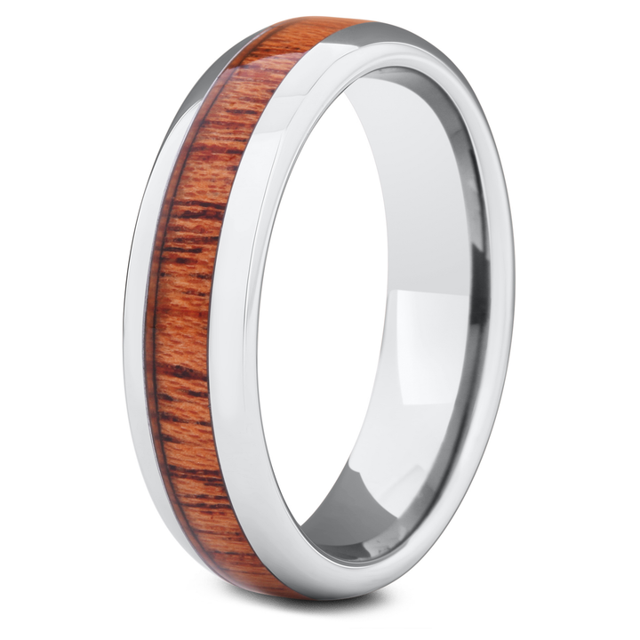 The Classic - Men's Original Wood Wedding Ring  (6mm Width) - Men's Wedding Rings 