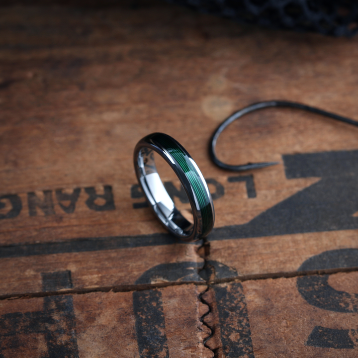 Women's Green Fishing Line Ring - Northern Royal