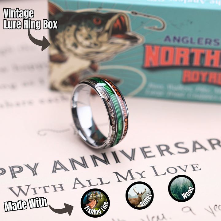 The Fishing Line Ring (Green)