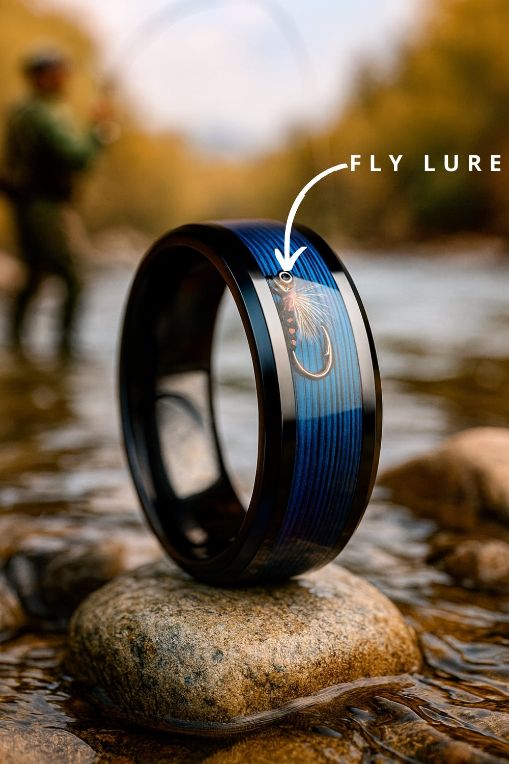 fish lure wedding rings The Fly Fishing Ring, 7