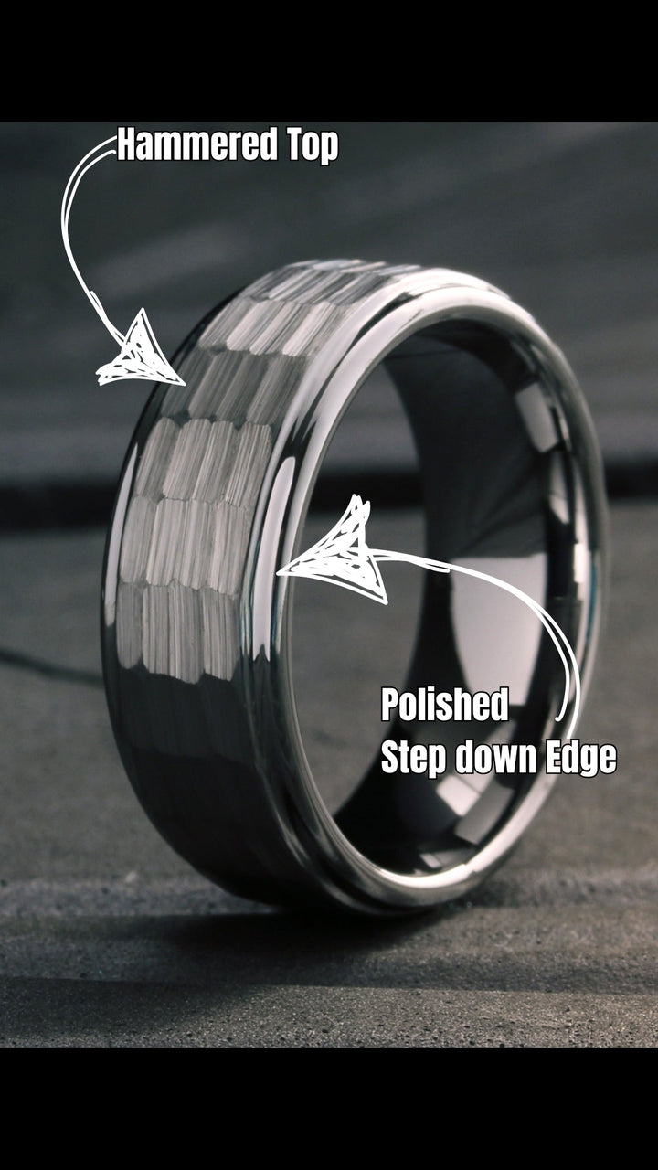 The Hammered Wedding Ring