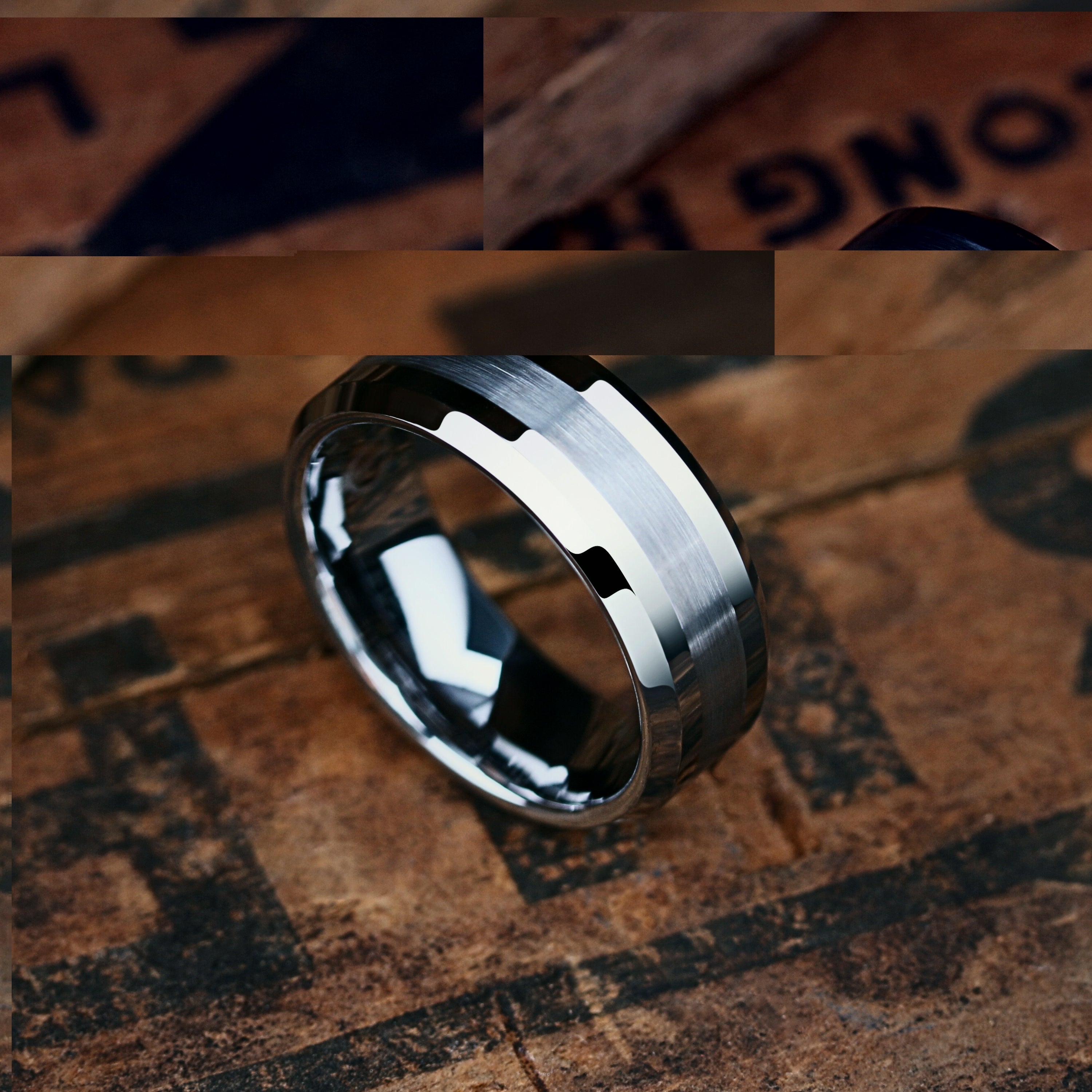 Mens active wedding bands on sale
