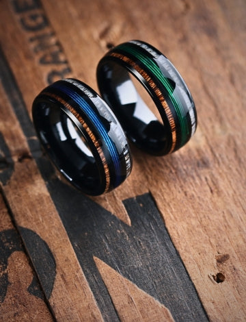 Black silicone mens ring deals