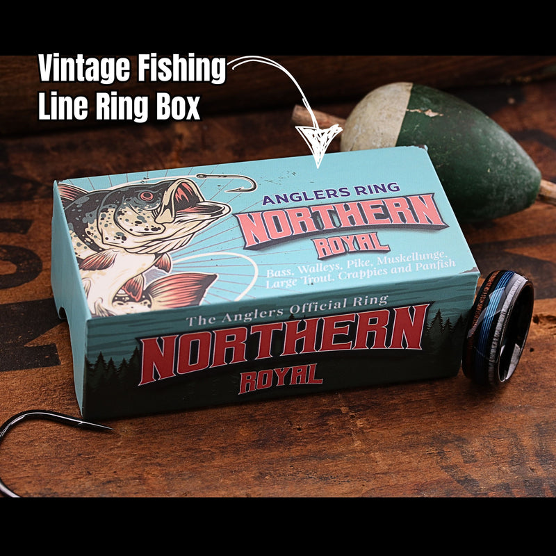 Vintage Fishing Line Ring Box