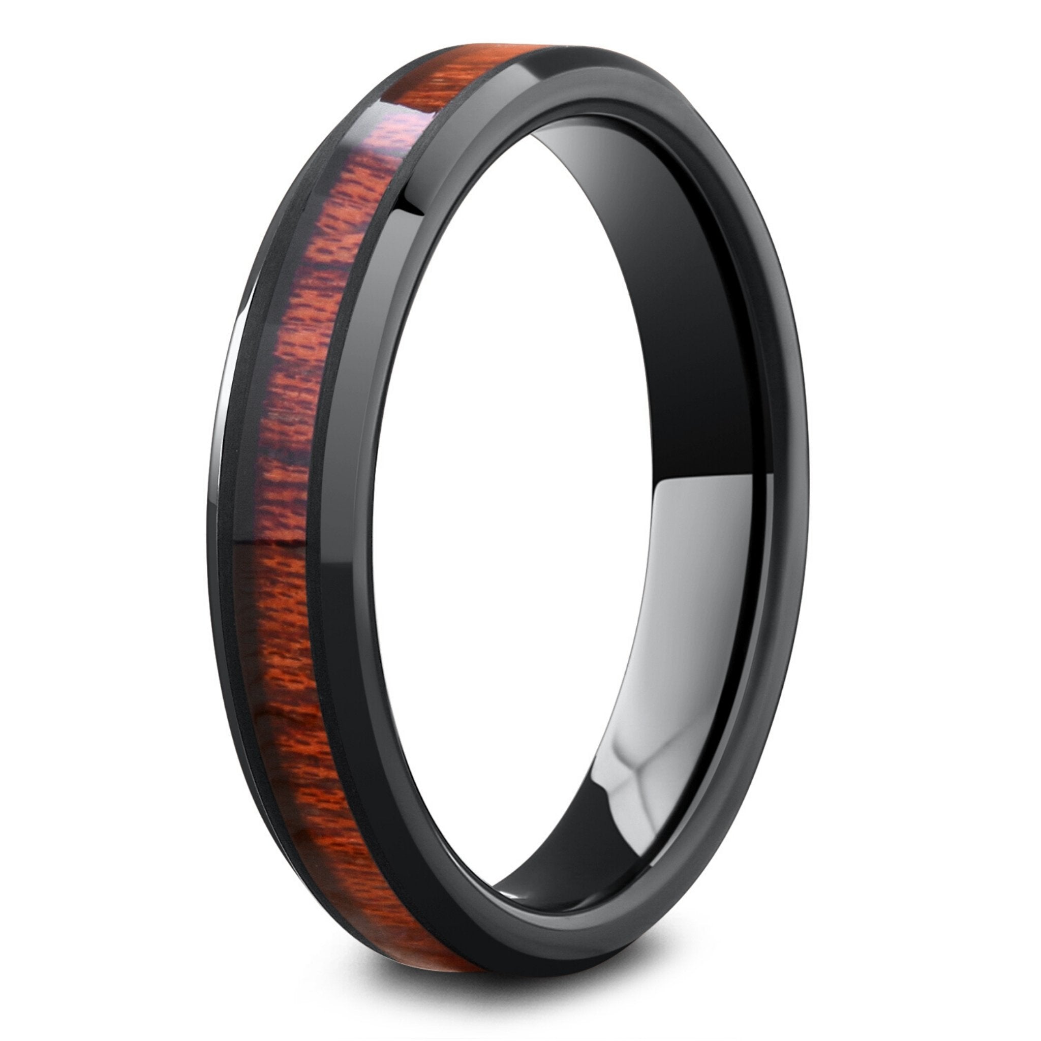 Wooden wedding rings hot sale for her