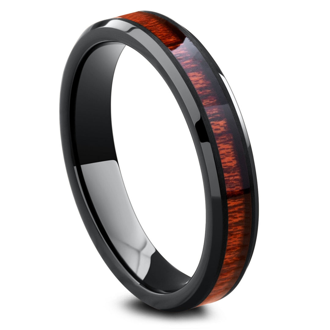 Womens Wooden Wedding Ring - Yooper 4mm