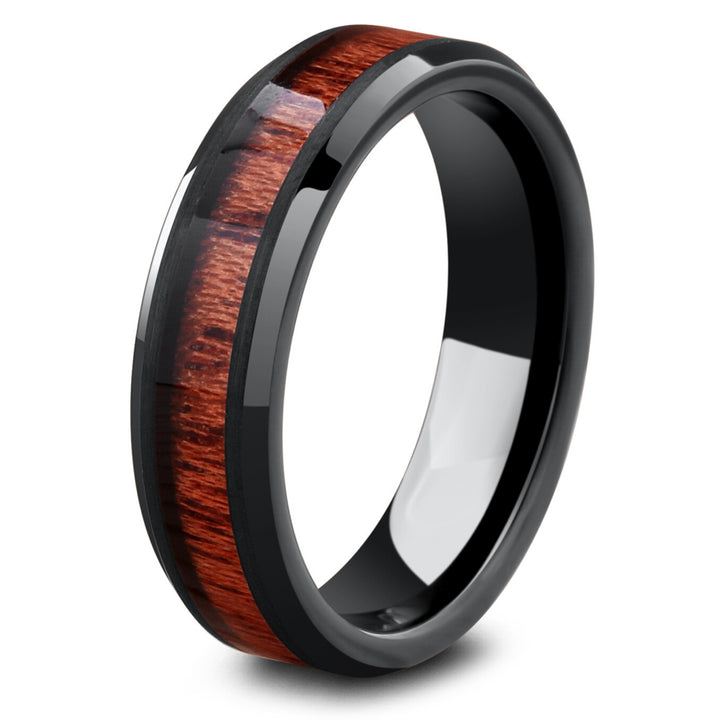 Men's 6mm Yooper _ Men's Black Wedding Ring