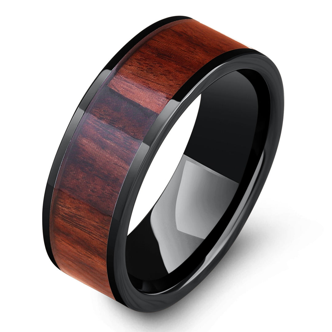 Muskoa - Black Wooden Wedding Ring
