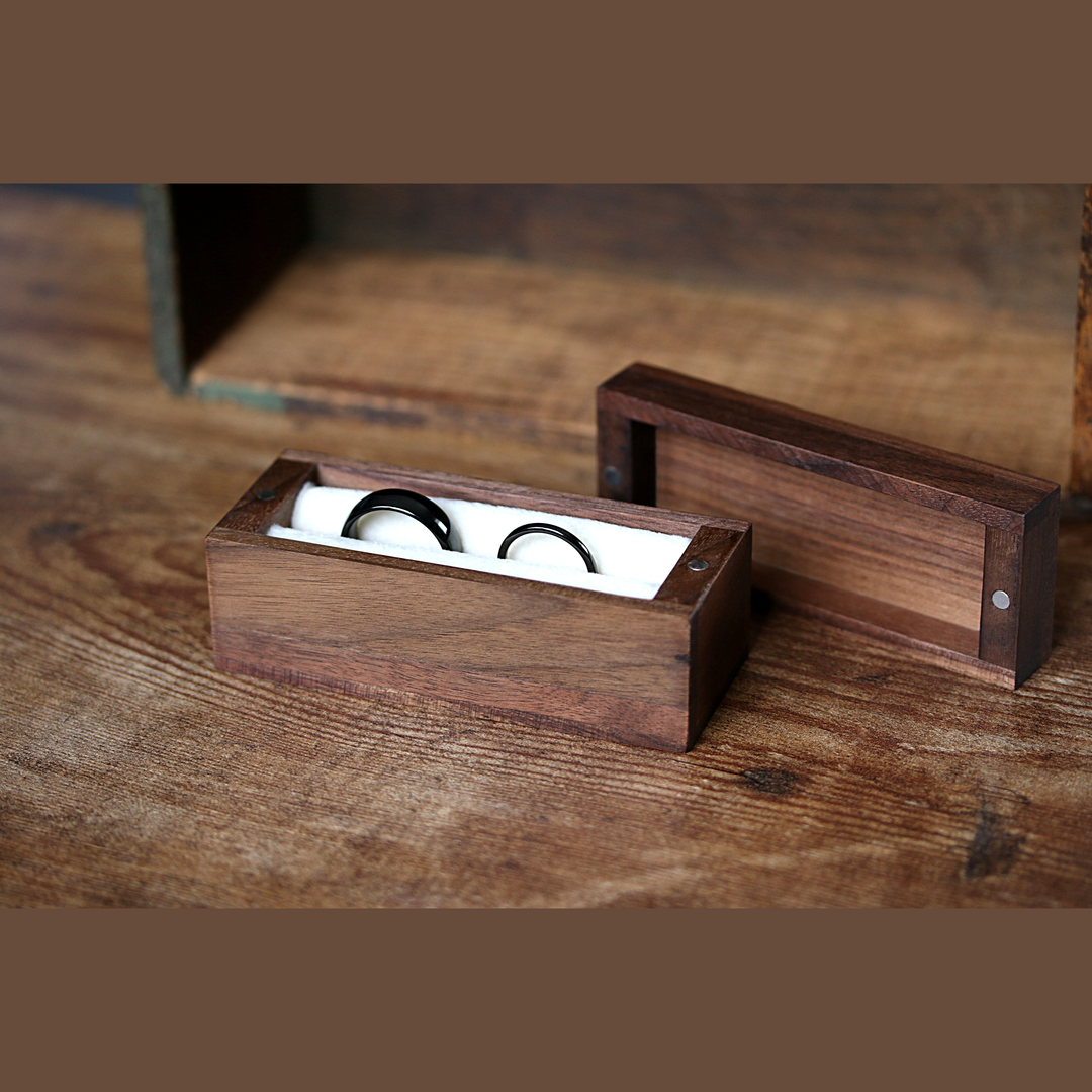 His and Her Ring Box - Customize With Message