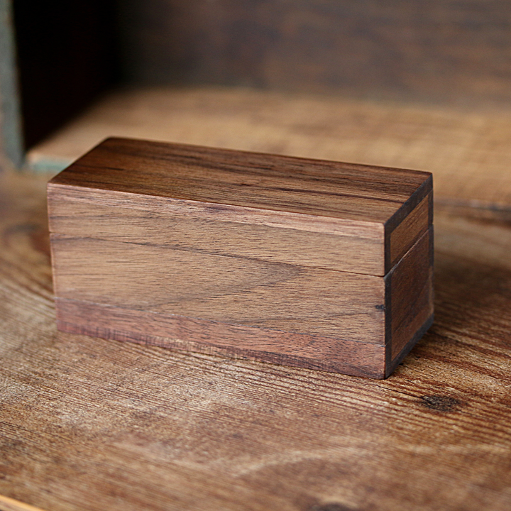 His and Her Wooden Wedding Ring Box - Personlize With Engraving