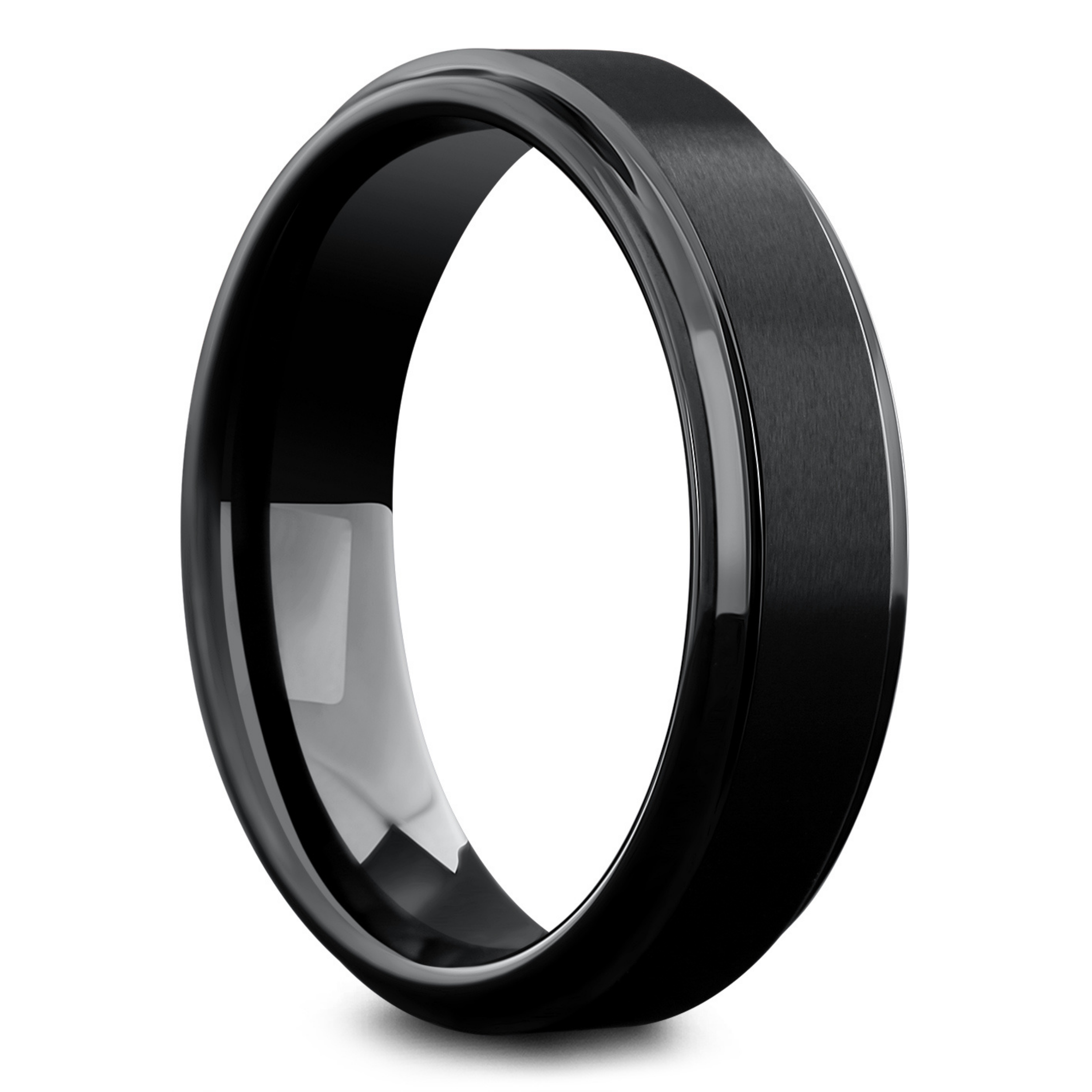 New 6mm Wide Titanium Ring - store 6HRCP-B