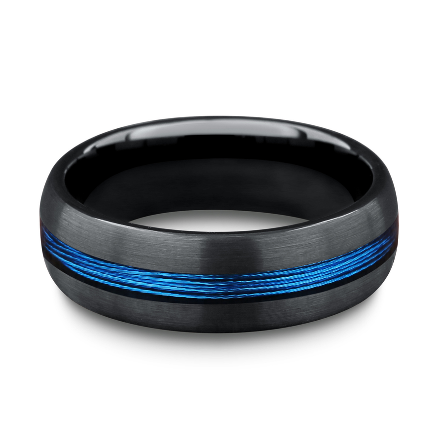 St. Clair Fishing Line Ring Men's Fishing Line Wedding Ring