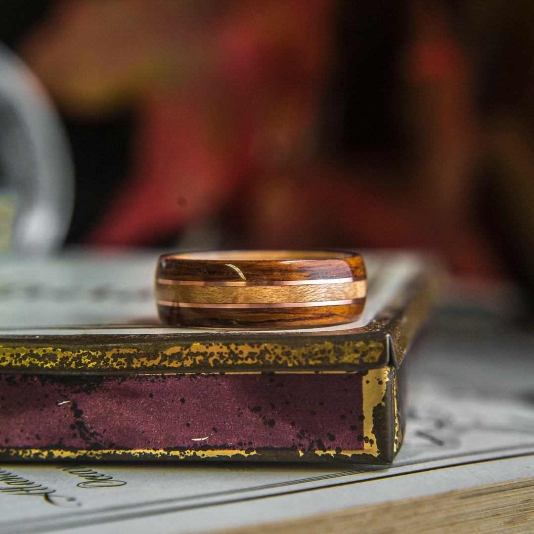 Mens Bentwood Rings