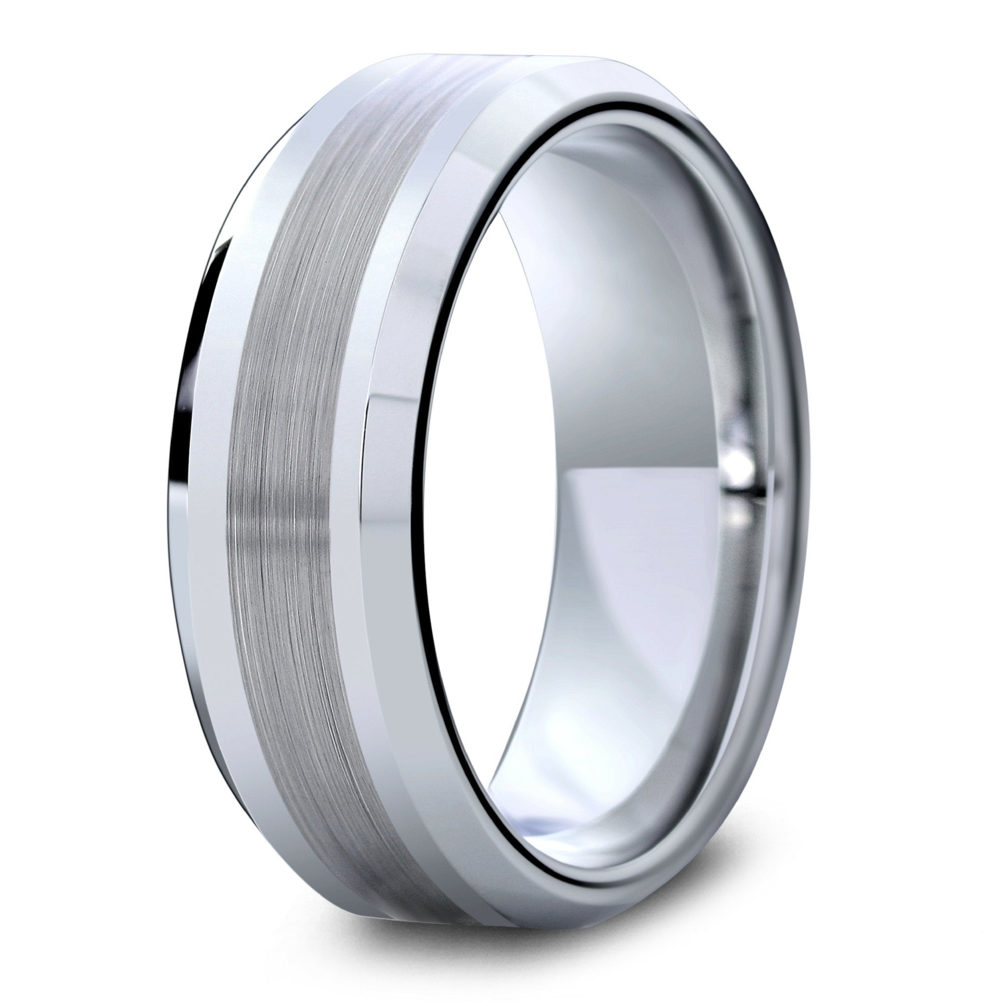 Silver Wedding Rings For Him – dotJewellery.com
