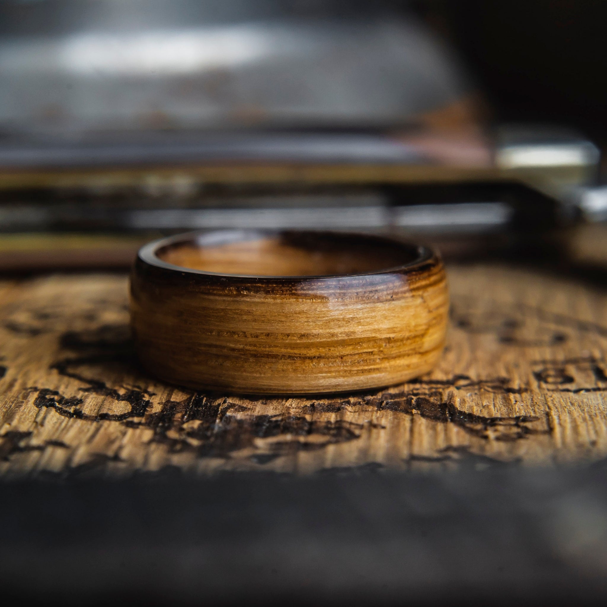 Men's whisky online barrel ring