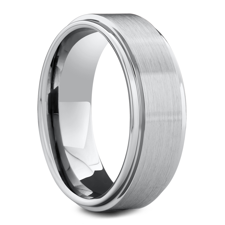 Men's Silver Classic Wedding Ring