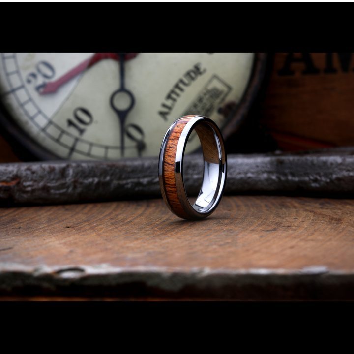 The Classic Wooden Wedding Band | Men's Wooden Wedding Band