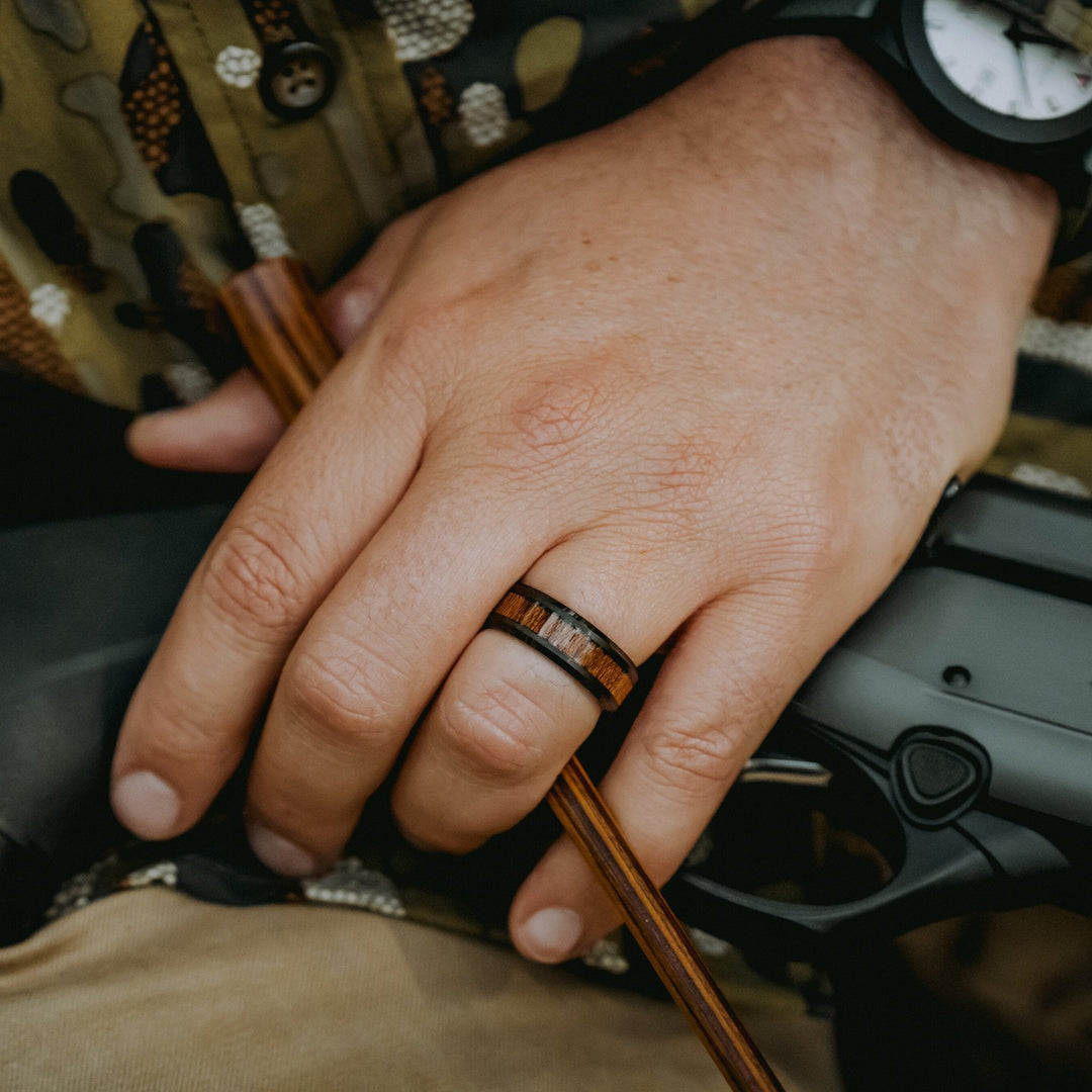 The Yooper - Men's Wooden Wedding Ring