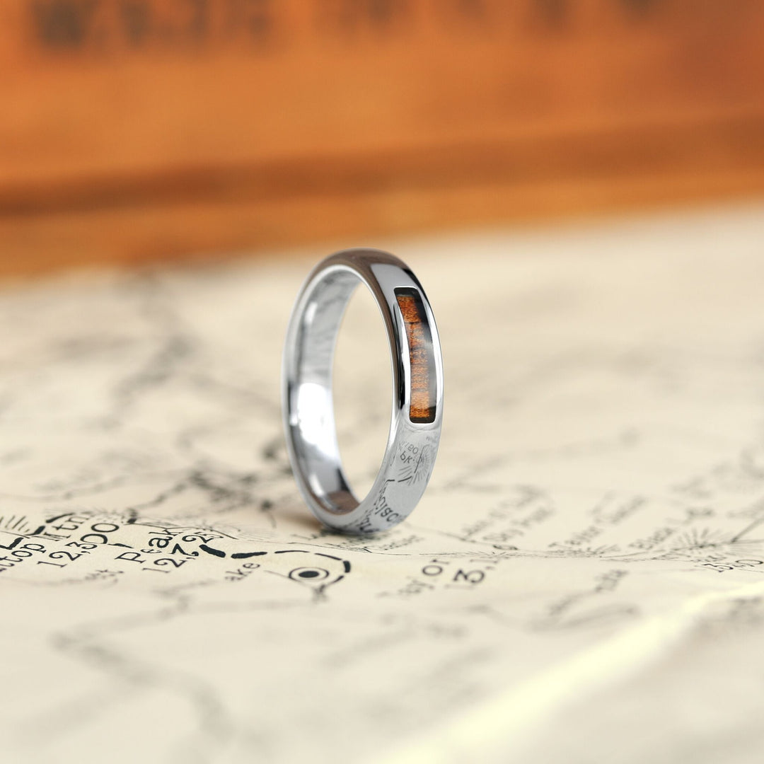 Womens Wooden Wedding Ring 