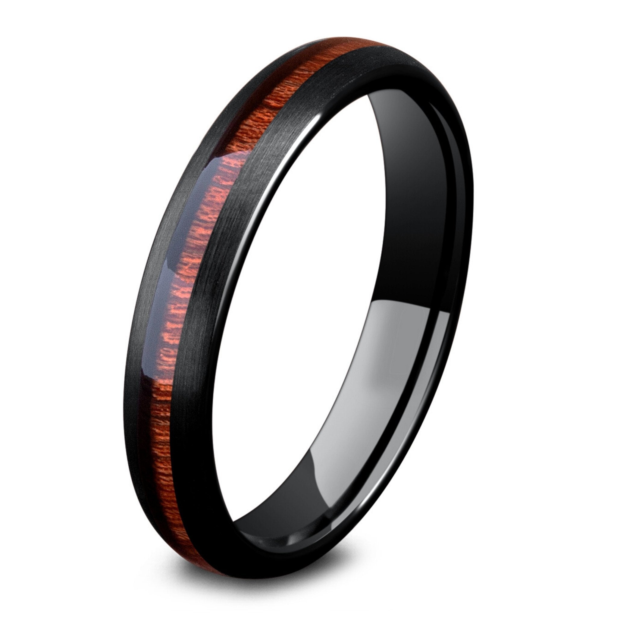 Womens black sale band ring